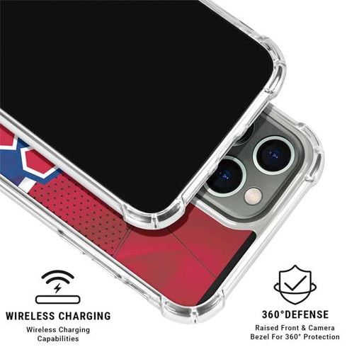 NHL Montreal Canadiens Home Jersey iPhone 16 Pro Clear Case